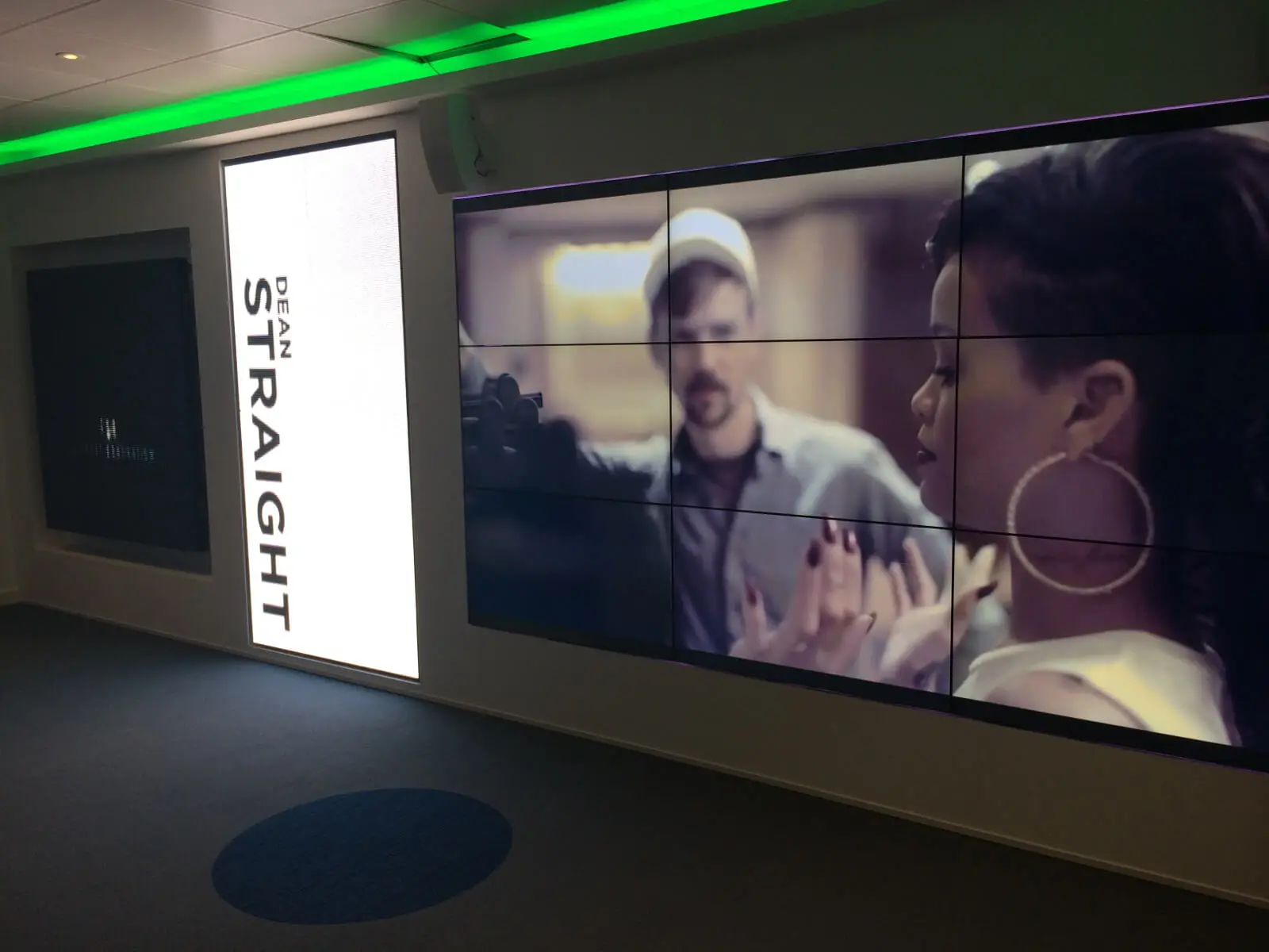 PEL UK Offices space with designer furniture and wall mounted digital screens 15